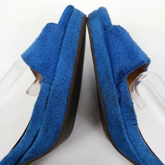 JEFFREY CAMPBELL Soiree Suede Straps Ombre Lucite Block Heel WornButNotW… - Picture 9 of 15